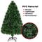 Costway 3/4/5/6 Ft Pre-Lit Fiber Optic PVC Christmas Tree Plastic